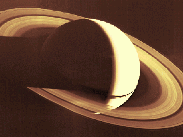 The Night Side of Saturn