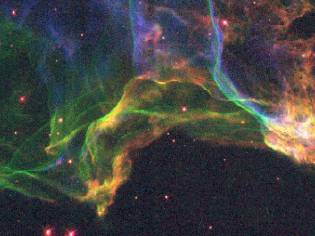 Cygnus Loop Supernova Shockwave