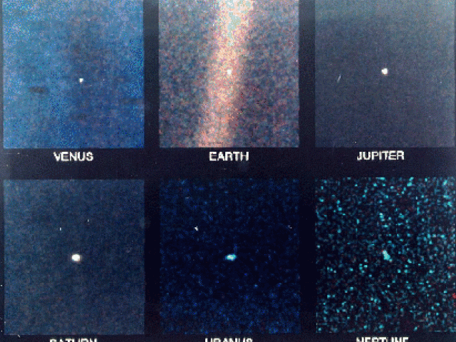 Our Solar System from Voyager