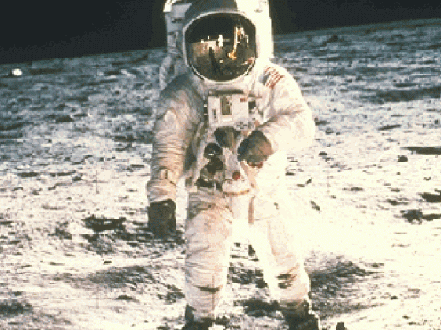 Standing on the Moon