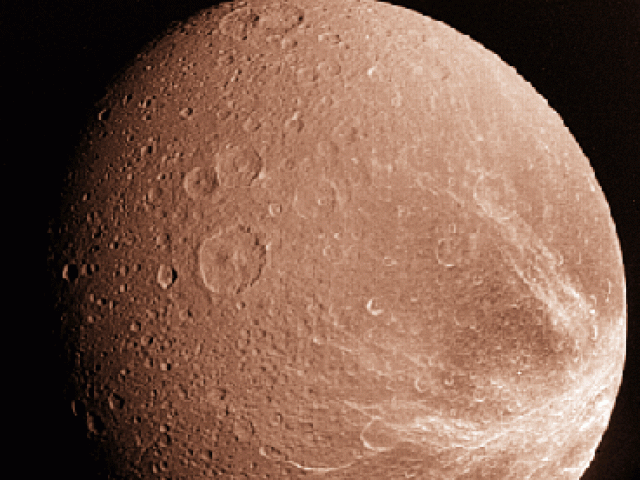 Saturn’s Moon Dione