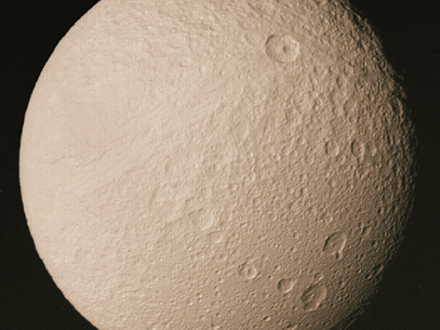 Saturn’s Moon Tethys