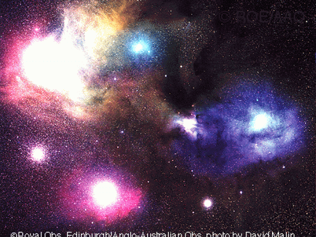 The Colorful Clouds of Rho Ophiuchi