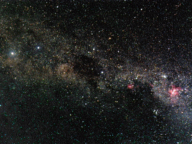 The Milky Way Near the Southern Cross