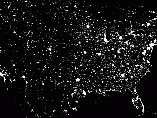 The United States at Night
