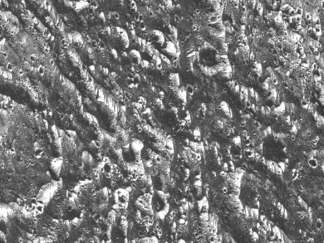 Ancient Cratered Plains on Ganymede