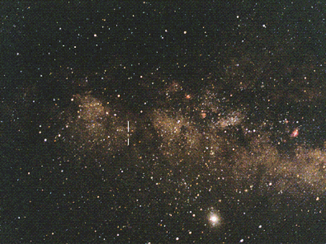 Hale-Bopp, Jupiter, and the Milky Way