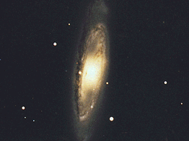 Leo Triplet Spiral Galaxy M65
