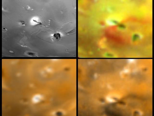 Volcano Euboea Fluctus On Io