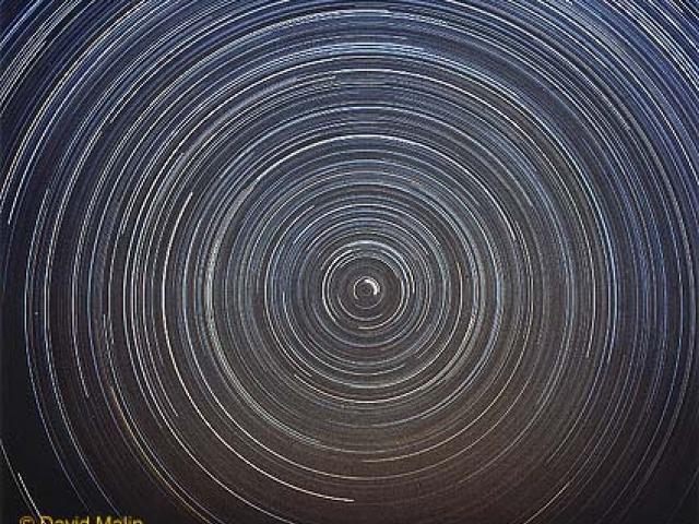Star Trails in Northern Skies