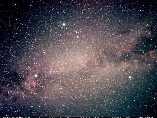 The Milky Way Through the Summer Triangle