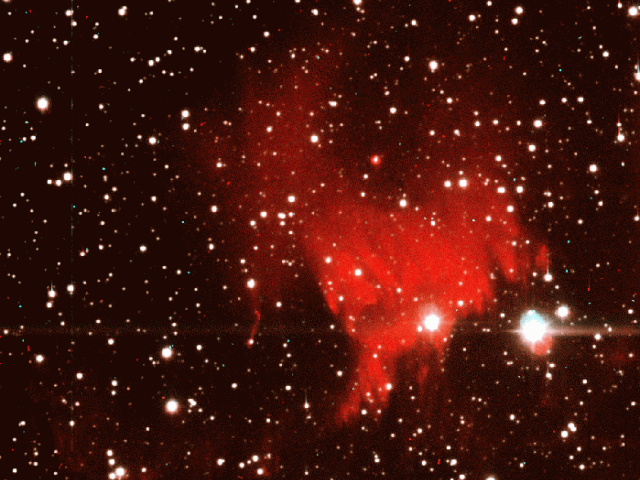 Nebula Nova Cygni Turns On