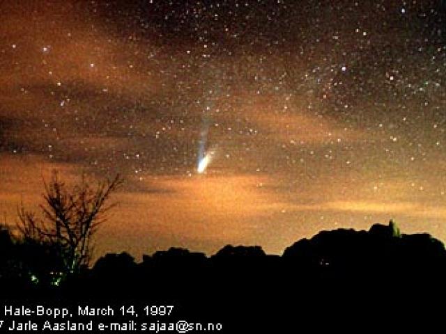 Earth, Clouds, Sky, Comet