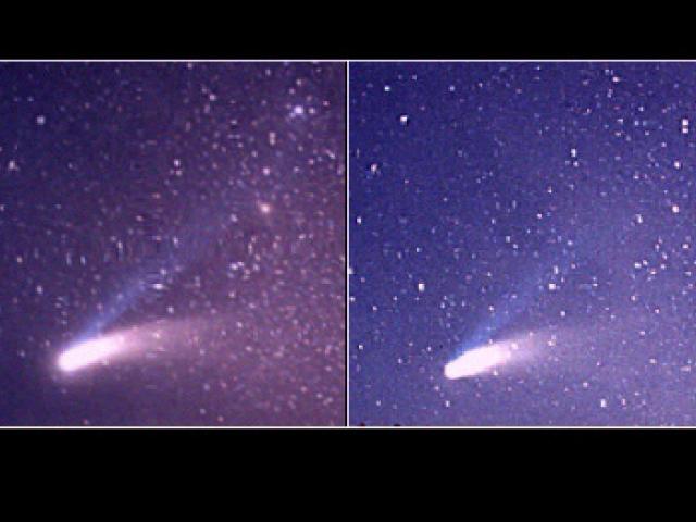 Hale-Bopp in Stereo