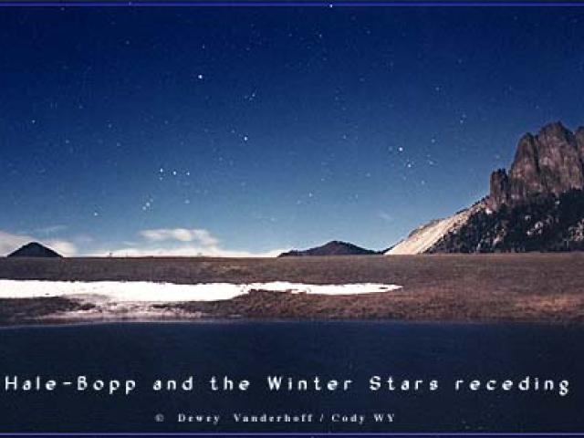 Hale-Bopp and Orion