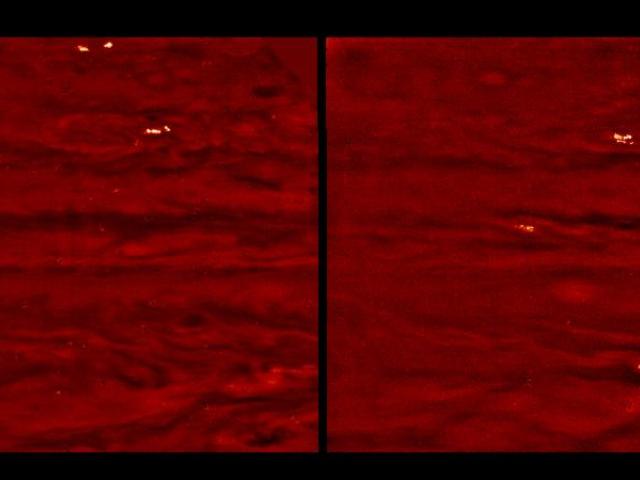 Night Lightning on Jupiter