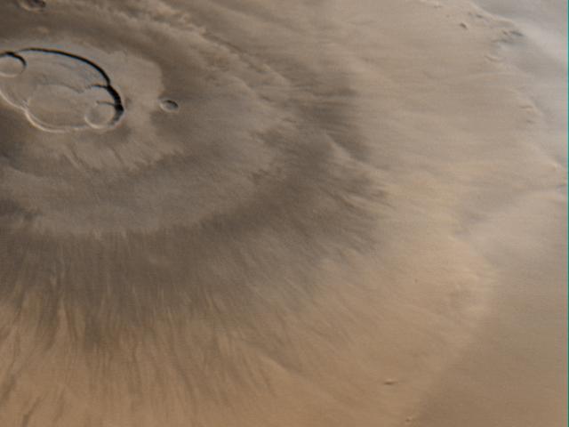 Olympus Mons From Orbit