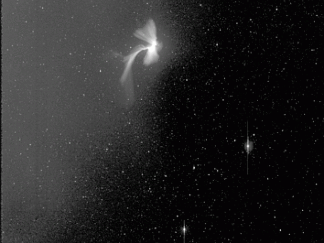 A Leonid Meteor Explodes
