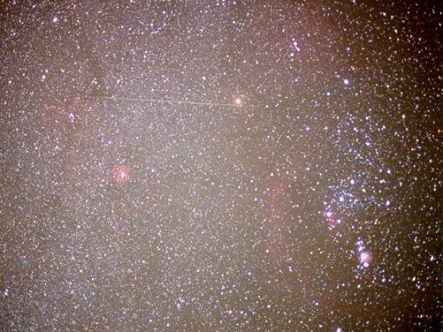 Meteor Milky Way