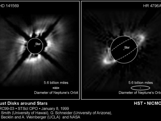 Possible Planets And Infrared Dust