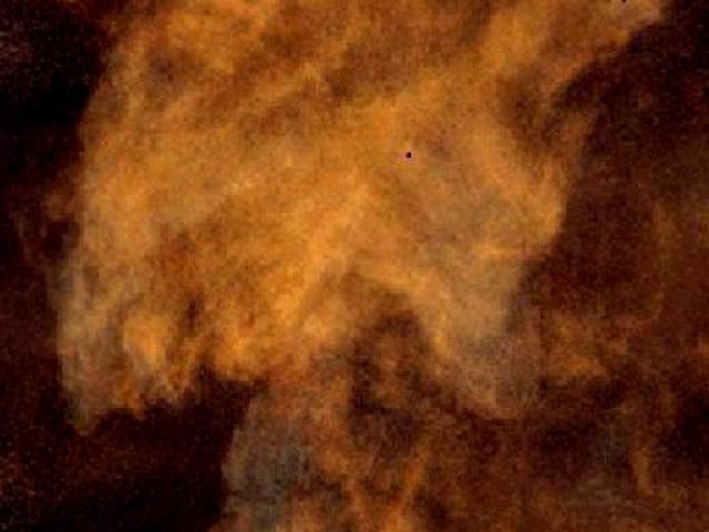 A Galactic Mushroom Cloud