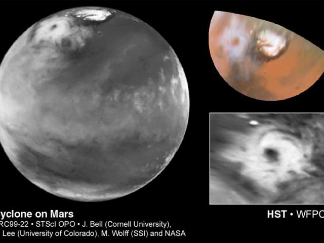 Cyclone on Mars