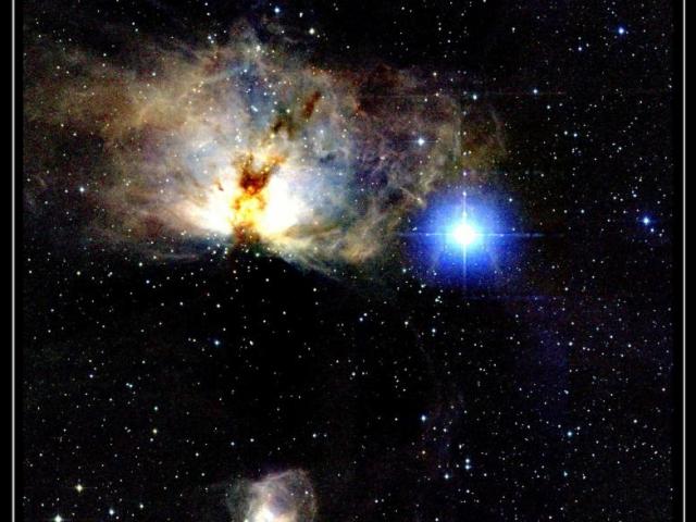 The Flame Nebula in Infrared
