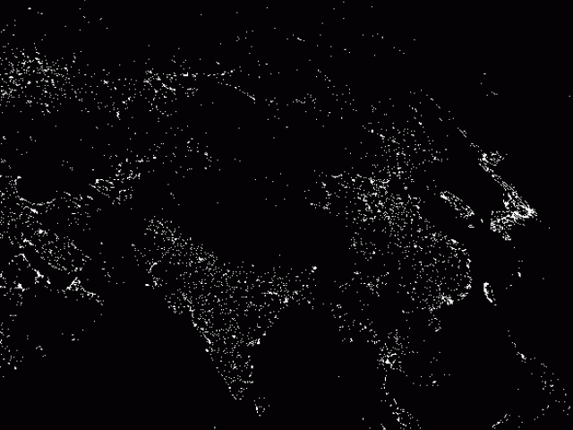 Asia at Night