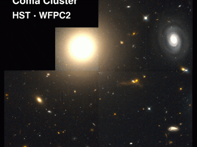Elliptical Galaxy NGC 4881 in Coma