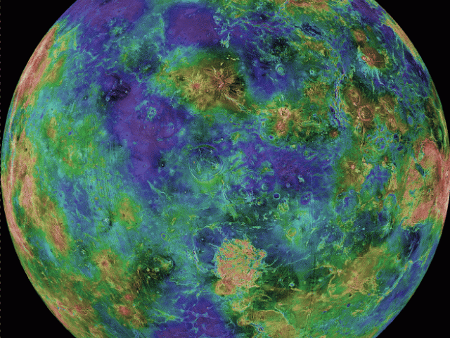 Beneath Venus Clouds