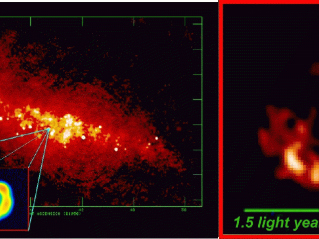 Supernova Remnant In M82