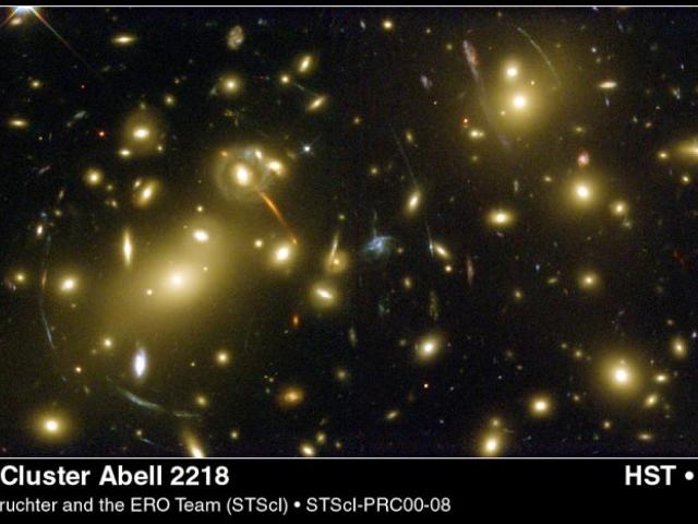 Abell 2218: A Galaxy Cluster Lens