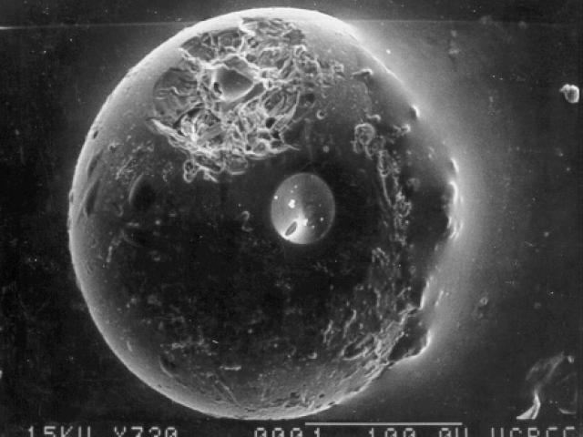 A Spherule from Outer Space