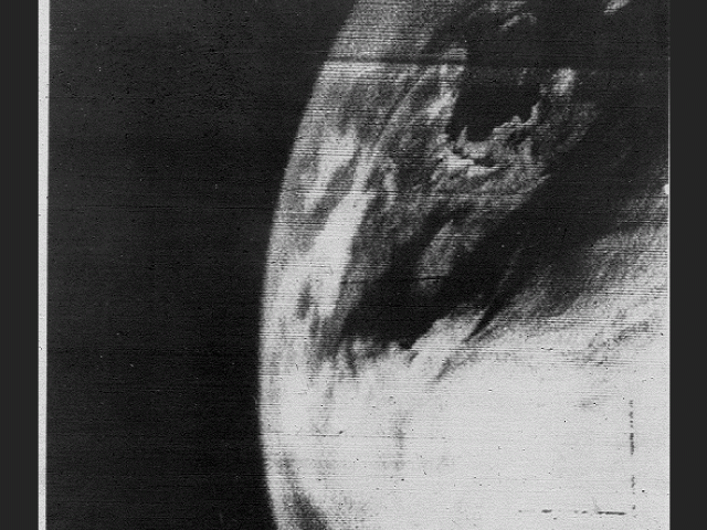 Planet Earth From TIROS 1: First TV Image