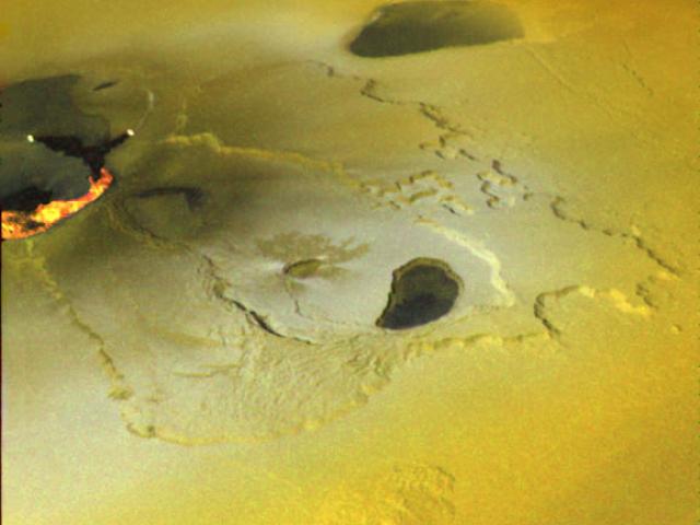 A Continuous Eruption on Jupiter’s Moon Io