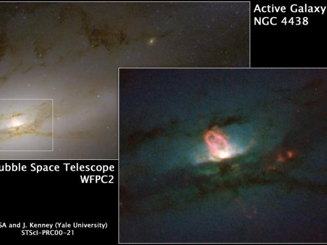A Bubbling Galaxy Center