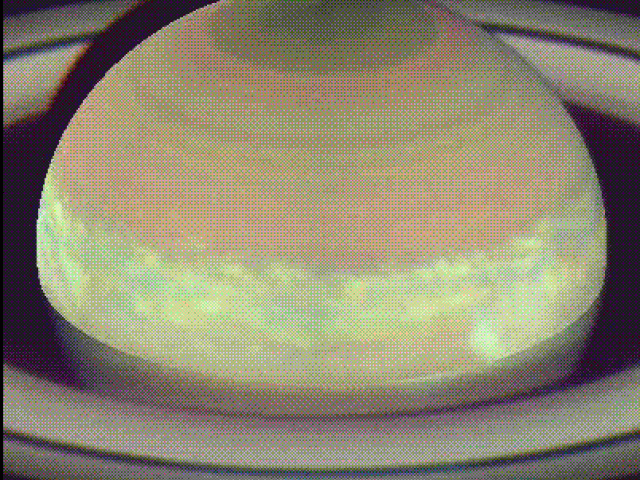 Saturn Rotates