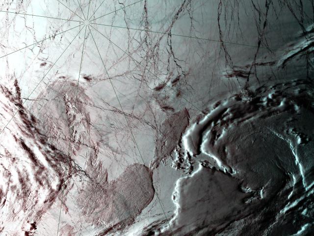 North Pole Below