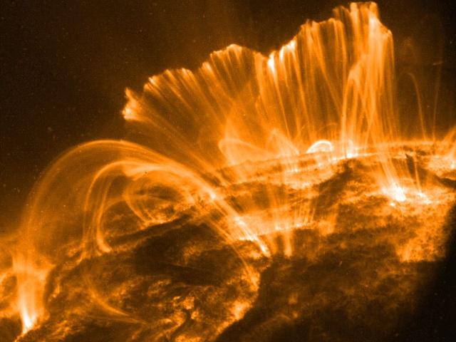 Coronal Rain, Solar Storm