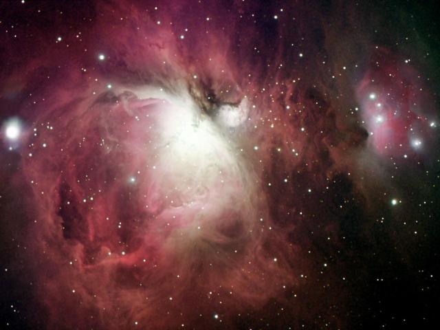 The Orion Nebula in Hydrogen