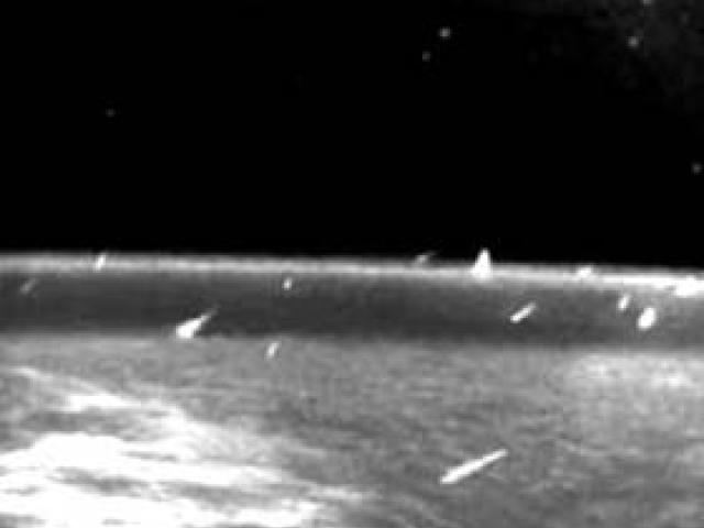 Leonids from Orbit