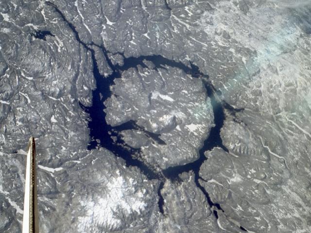 Manicouagan Impact Crater on Earth