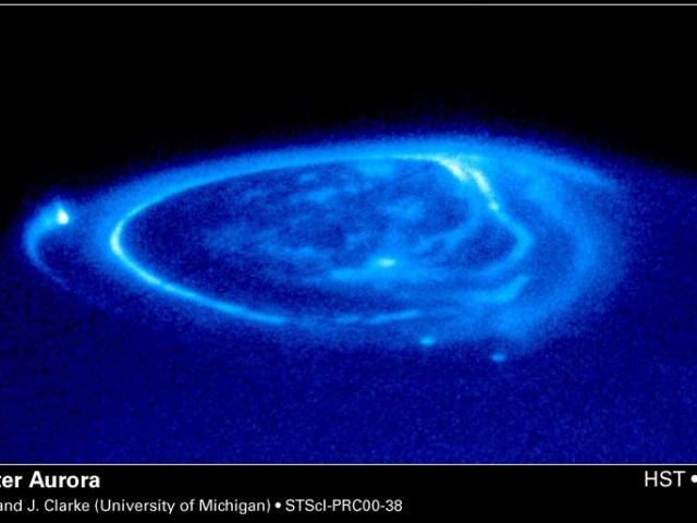 A Close Up of Aurora on Jupiter