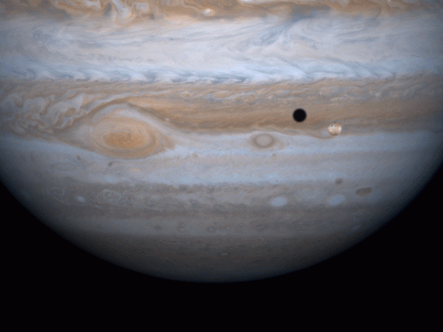 Jupiter, Io, and Shadow