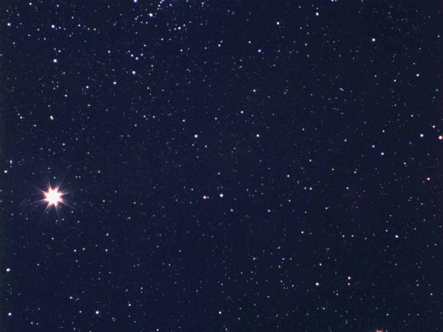 Jupiter, Saturn and Messier 45