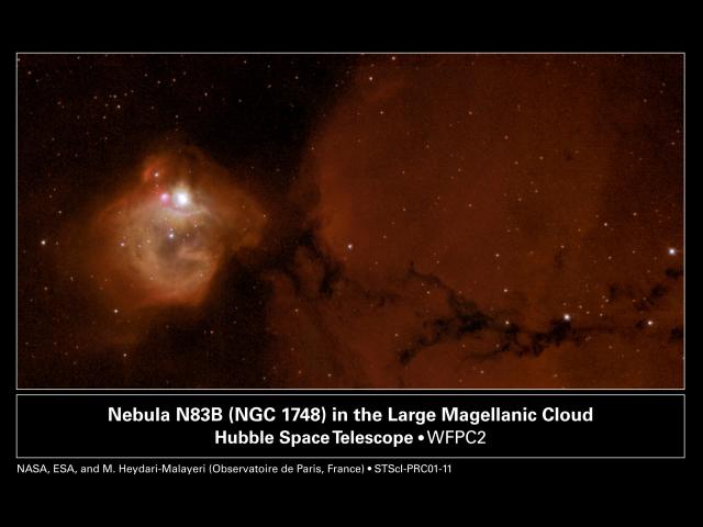 New Stars Destroying NGC 1748