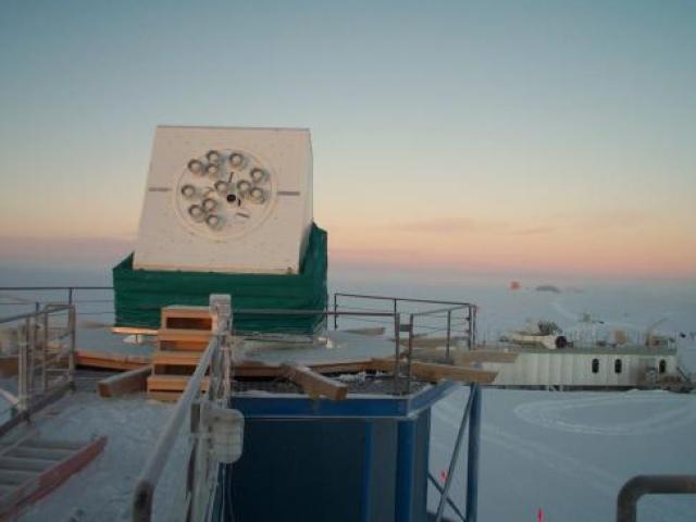 Antarctica Hears Little Normal Matter in the Big Bang