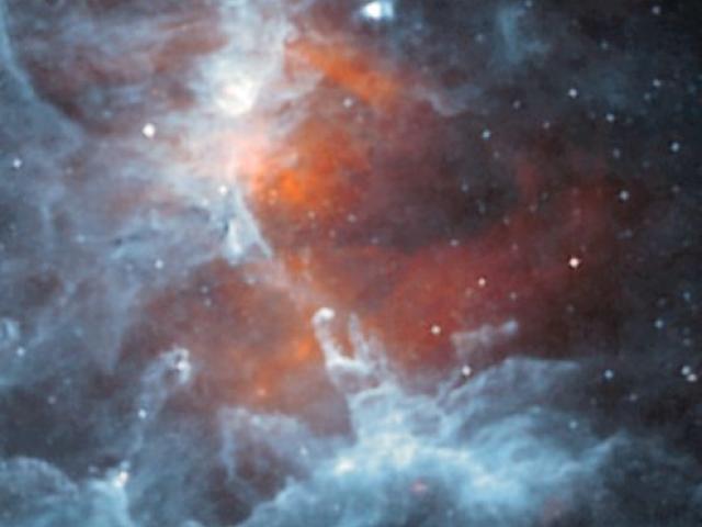 Cold Dust in the Eagle Nebula