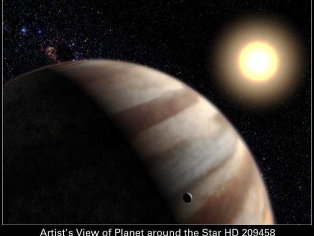 Extra Solar Planetary Atmosphere Detected