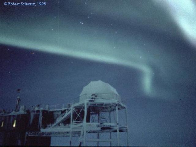 Aurora Over Antarctica